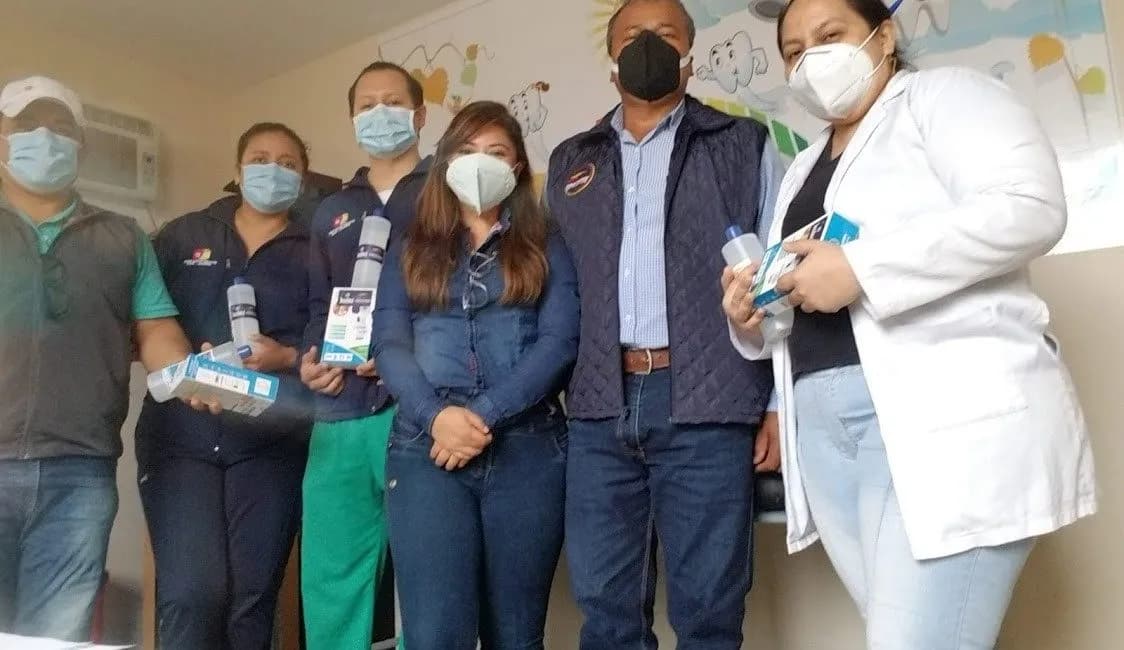 DONATIVO DE INSUMOS Y EQUIPOS DE BIOSEGURIDAD A FAVOR DEL CENTRO DE SALUD SAN JOSÉ DEL TAMBO
